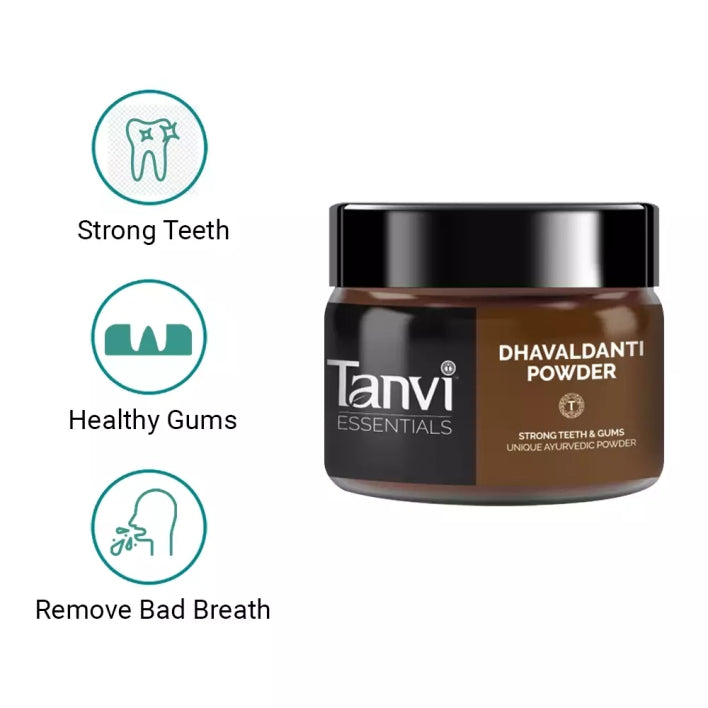 Dhavaldanti Powder: Herbal Tooth Powder for Teeth & Gum