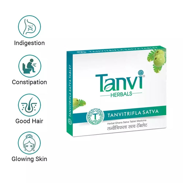 Tanvitrifla Satva: Herbal Product for Constipation & Indigestion