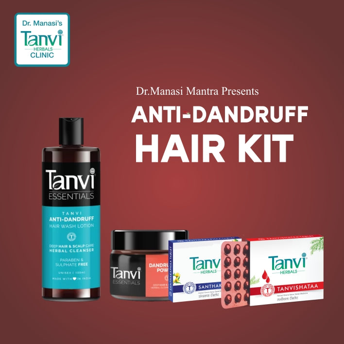 Anti-Dandruff Hair Kit: Herbal Products for Dandruff & Lice