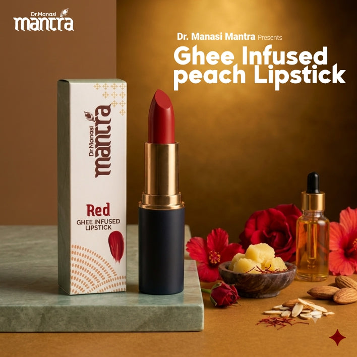 Ghee Infused Red Lipstick (3 GM)